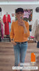 Cold Shoulder Sweater Creamsicle