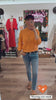 Cold Shoulder Sweater Creamsicle